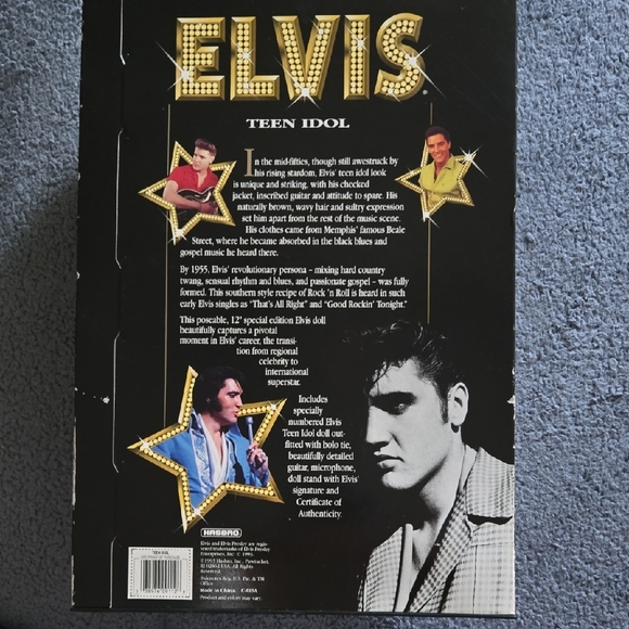 Elvis Presley Collectible Teen Idol Figure with Guitar 1993 - Picture 3 of 5